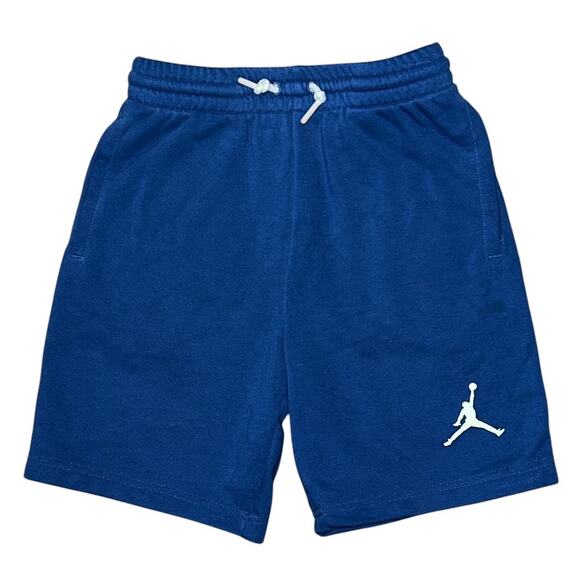Nike Air Jordan French Terry Blue Training Shorts Boy's Medium - Picture 1 of 7